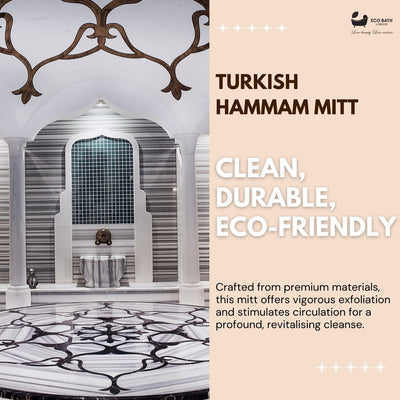 Eco Bath Turkish Bath Mitt (Fine Texture) - Eco Bath London