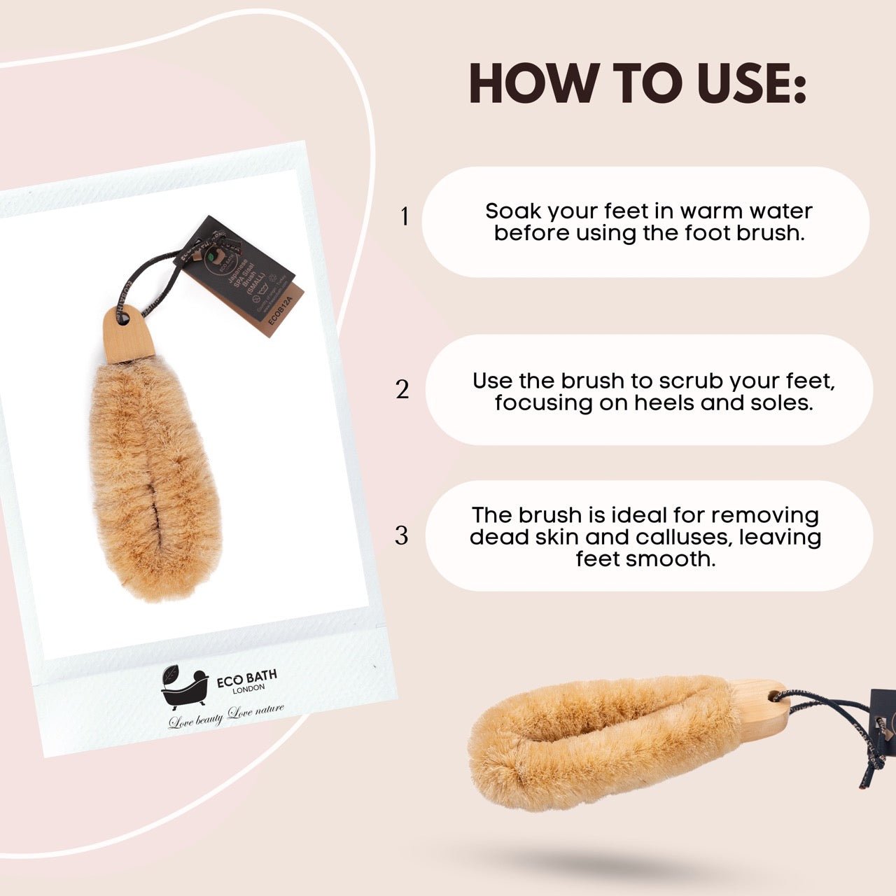 Japanese SPA Sisal Brush - Eco Bath London