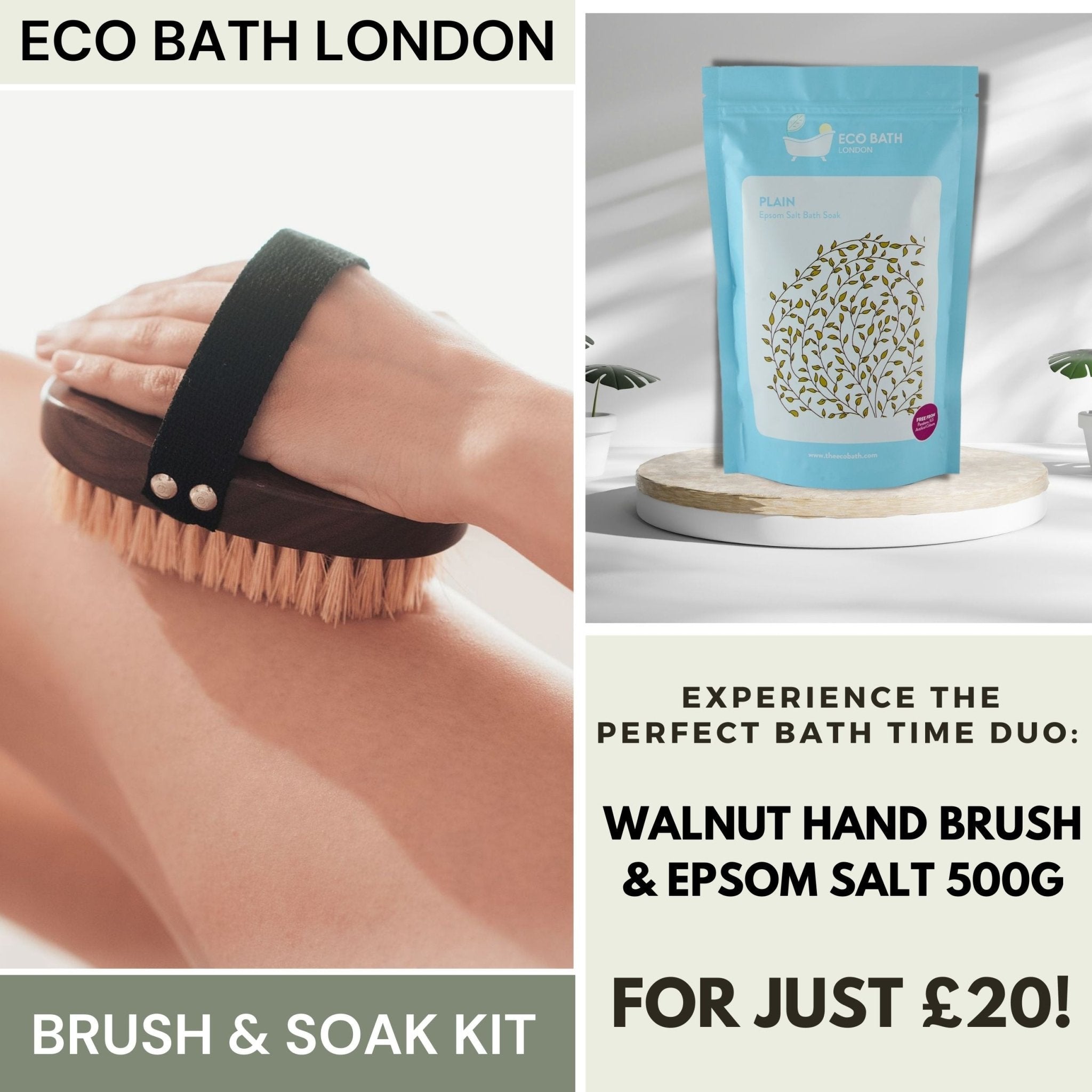 Mindful Moments: Eco Bath London Brush & Soak Kit - Eco Bath London