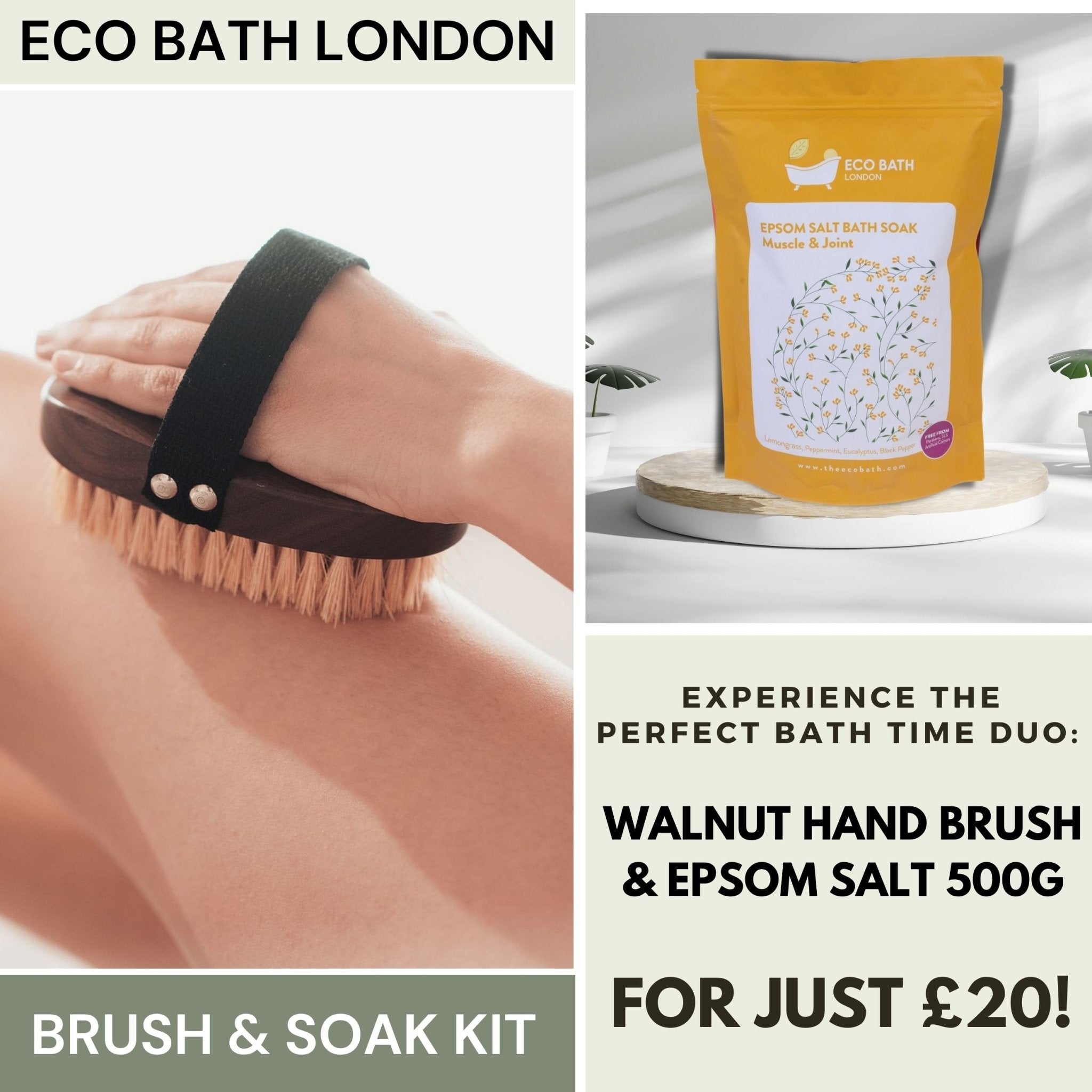 Mindful Moments: Eco Bath London Brush & Soak Kit - Eco Bath London
