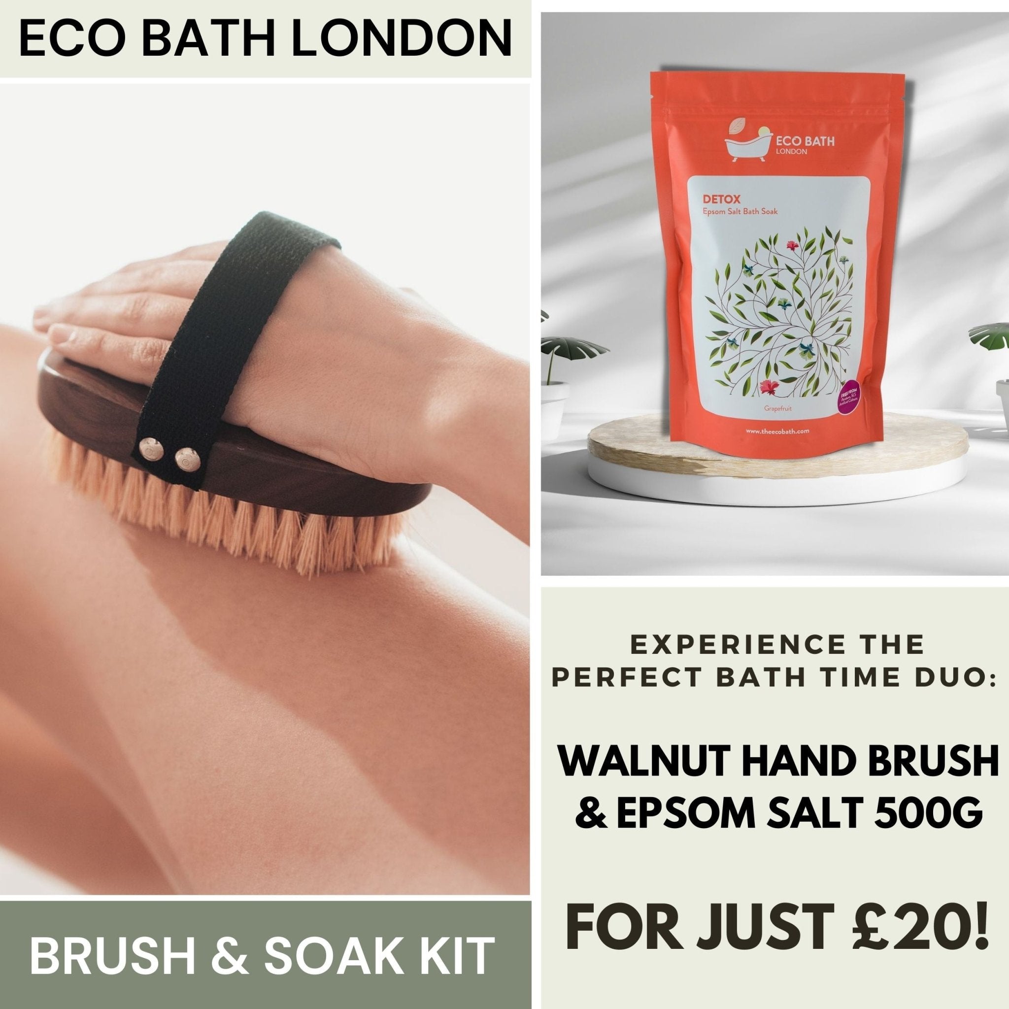 Mindful Moments: Eco Bath London Brush & Soak Kit - Eco Bath London