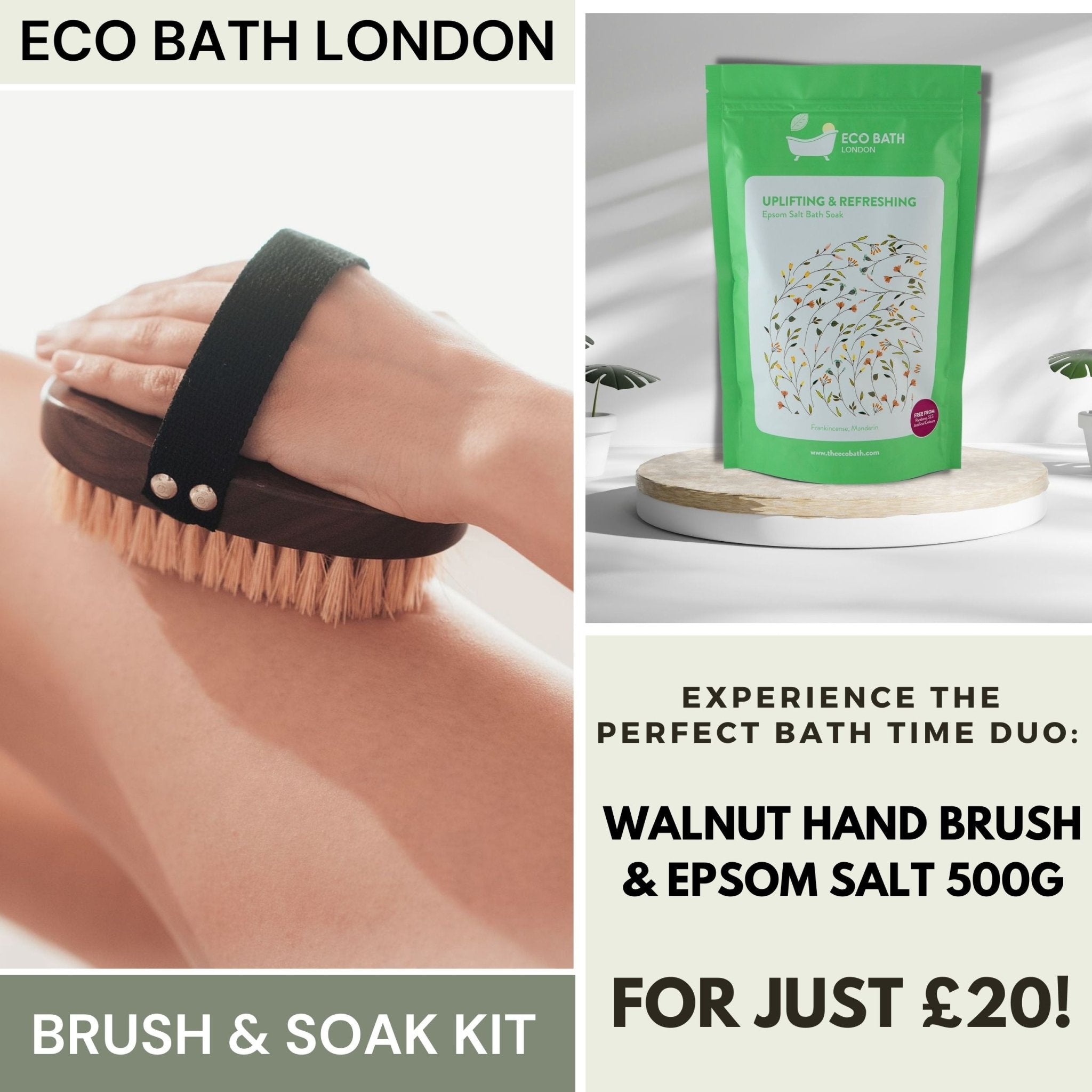 Mindful Moments: Eco Bath London Brush & Soak Kit - Eco Bath London