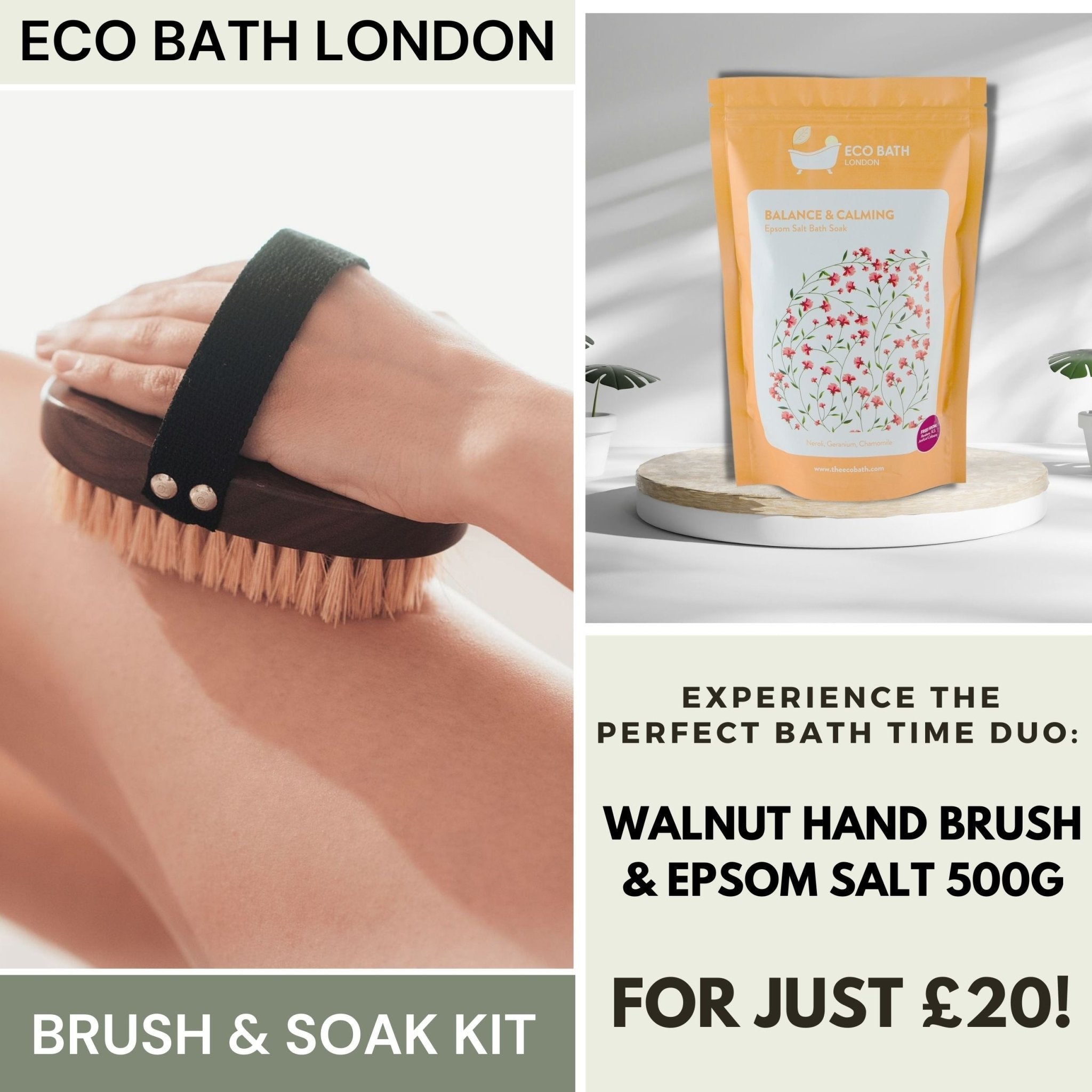Mindful Moments: Eco Bath London Brush & Soak Kit - Eco Bath London
