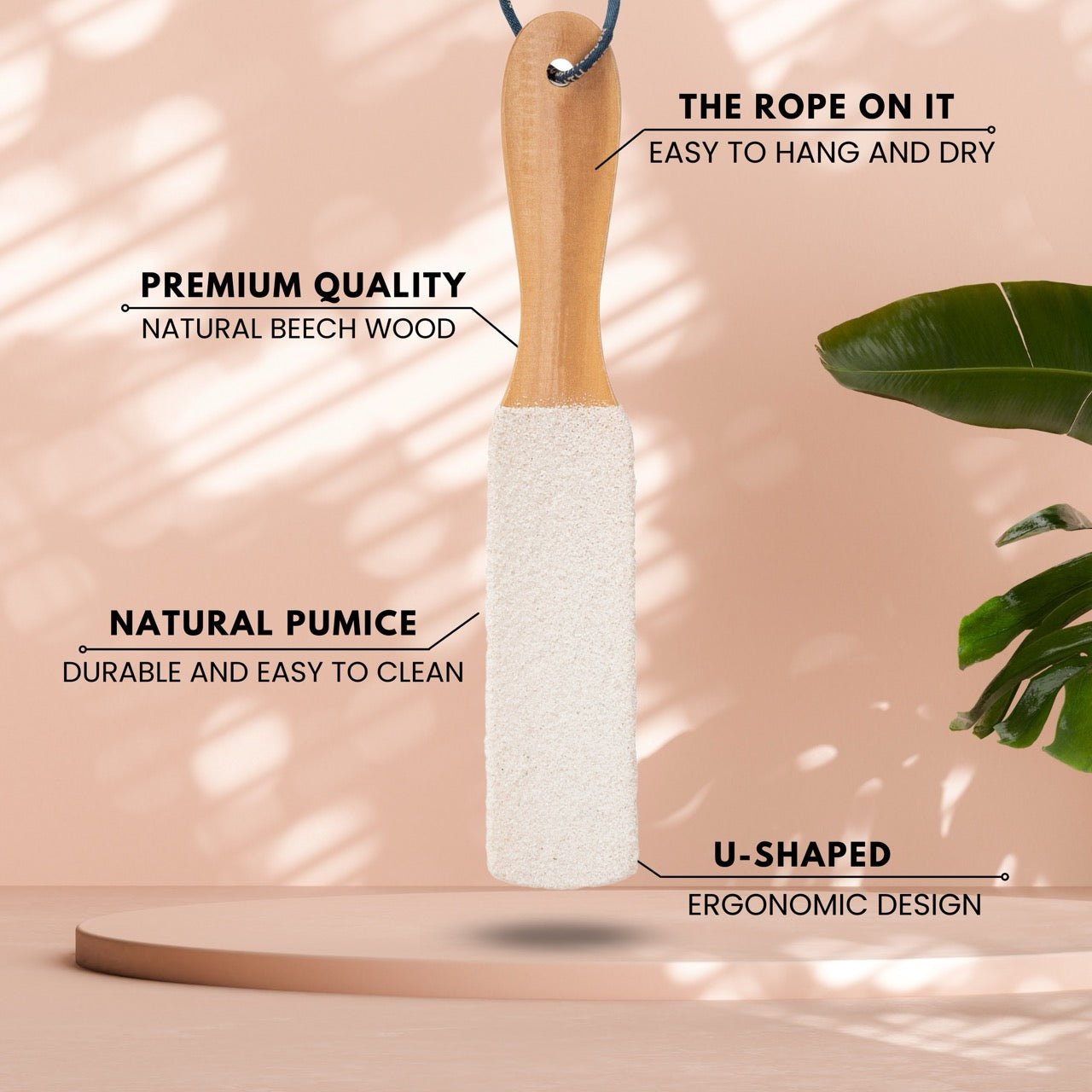 Natural Pumice Foot File - White - Eco Bath London