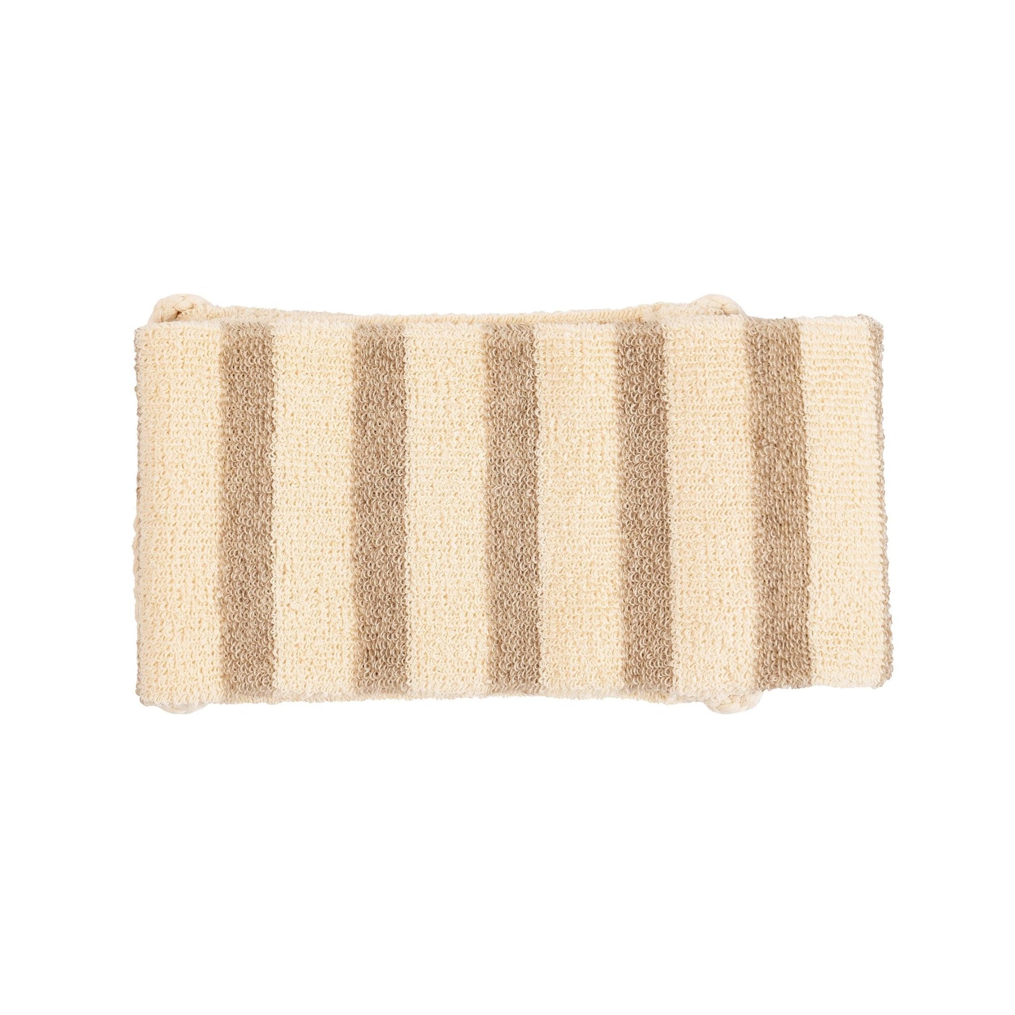 Organic Cotton & Linen Back Strap and Glove - Eco Bath London