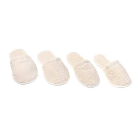Eco Bath Natural Toweling Slippers - Naturally, Hypoallergenic - Eco Bath London™